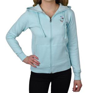 Skechers Deco Diamond Full Zip Aqua Hoodie Sweatshirt Womens‎ Size Medium